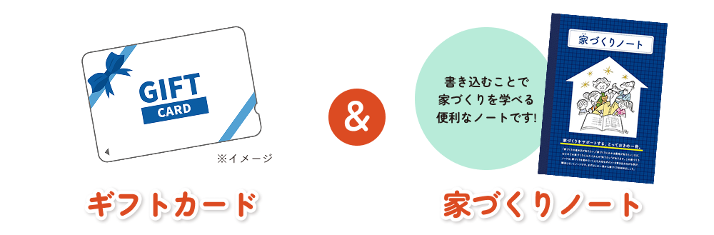ギフトカード 家づくりノート